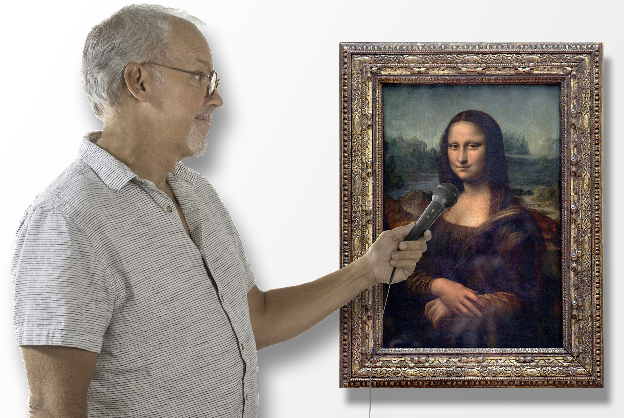 Talking to the Mona Lisa